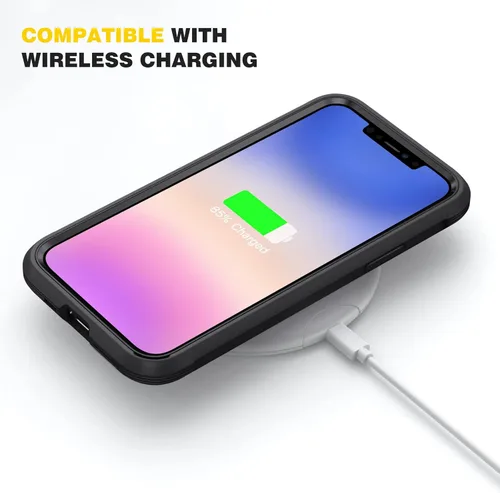Vista 5 de DIACLARA - Funda transparente compatible con iPhone XR 6.1 pulgadas 2018