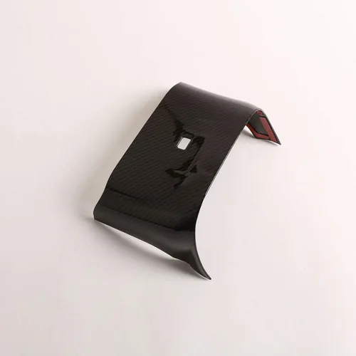 Vista 4 de ABS salida de aire trasera para coche debajo de la cubierta de patada para Alfa Romeo Giulia 2017-2020 Accesorios de automóvil (fibra de carbono)