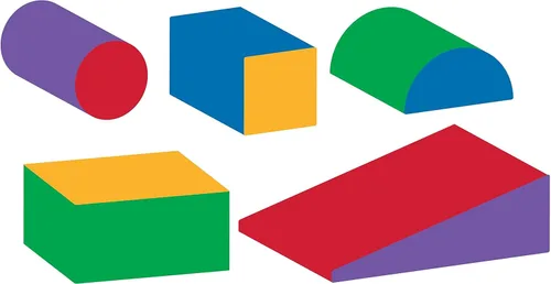 Vista 9 de Play22 Juguetes de escalada suaves para niños pequeños en interiores – 5 bloques de escalada de espuma para bebés, juego de cuero sintético