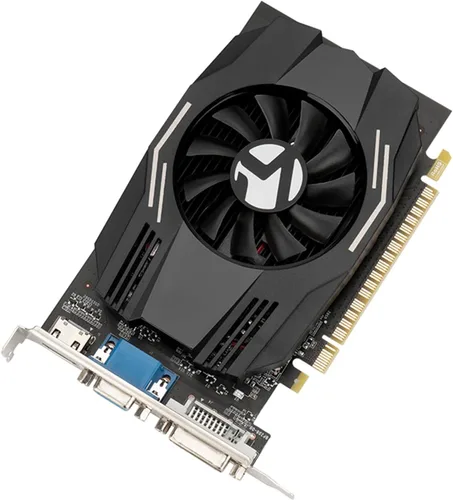 Vista 2 de MAXSUN GeForce GT 730 - Tarjeta gráfica GDDR3 de 4 GB GPU para computadora PC diseño ITX PCI Express DVI-I, HDMI, VGA multipantalla 4K