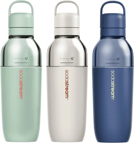 Vista 2 de SodaStream® Fizz & Go Easy Mix Botella para Bebidas Carbonatadas - Menta, 23.7 Fl Oz
