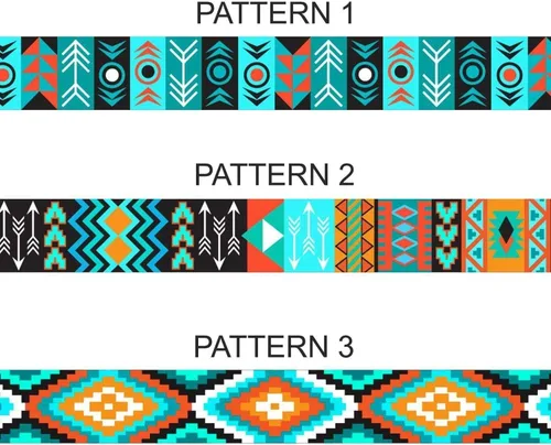 Vista 6 de CollarDirect Correa de nailon para perro, diseño tribal de 5 pies, correas duraderas para caminar para perros pequeños, medianos y grandes