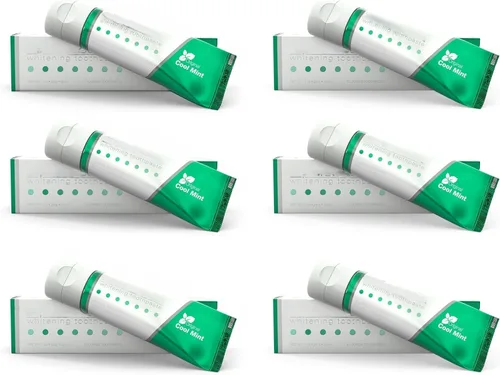 Opalescnc Ultradnt Pasta de dientes blanqueadora dental tamaño de viaje, pasta dental blanqueadora dental con flúor, sabor a menta fresca, sin