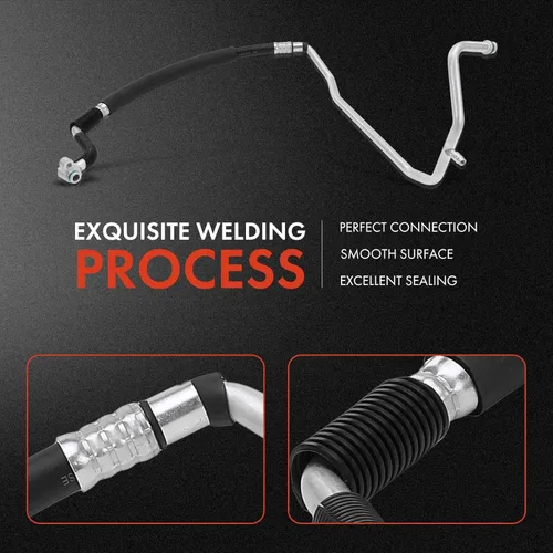 Vista 5 de A-Premium Conjunto de manguera de línea de succión de A/C compatible con Subaru Impreza 2002-2005 2.0L/2.5L, compresor a Evap