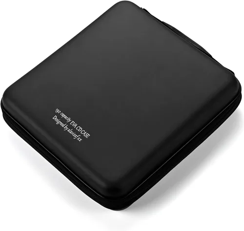 Vista 55 de Funda para DVD, estuche de CD EVA, organizador de almacenamiento, portátil, protector de DVD, soporte para billetera para coche