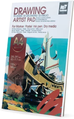 Vista 9 de TRANSON Paquete de 2 mini cuadernos de bocetos A6, papel de arte pesado de 80 libras/4.23 oz/m², no se traspasa, 100 hojas/200 páginas de 4.13 x