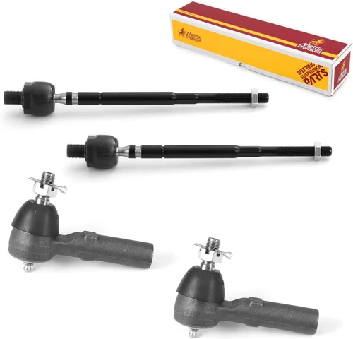 Vista 190 de Metrix Premium Chassis Parts - Kit de 4 piezas de extremos de barra de acoplamiento frontal exterior e interior compatible con Nissan Pathfinder