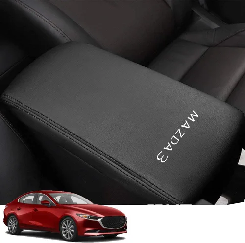 Vista 91 de Great-luck Funda de cuero para consola central con protector de reposabrazos y accesorios (costuras negras) para Nissan Rogue