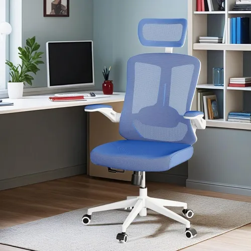 Vista 16 de Ergonomic Office Chair - 350LB Comfy Desk Chairs with Adjustable Lumbar Back and Support, Mesh Computer Chairs with Wheels and Arms for Home Office