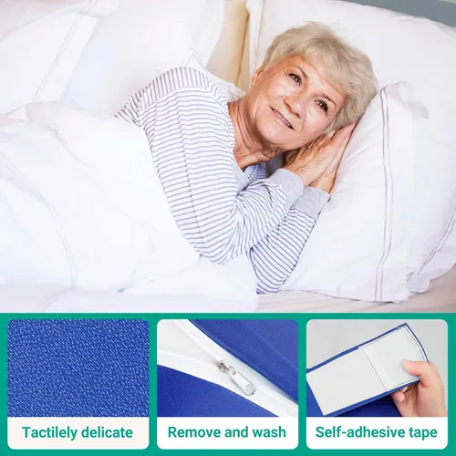 Vista 7 de Pacientes Postrados en Cama: Dispositivos de Giro para Pacientes y Almohadas Enrollables para Ancianos, Ortopedía y Comodidad (Grande)