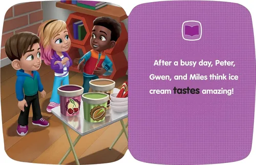 Vista 5 de Spidey and His Amazing Friends Read Along Books for Kids - Bundle with 8 Read Aloud Books and Electronic Reader Featuring Spiderman, Miles Morales