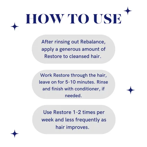 Vista 5 de Máscara de humedad restauradora, para acondicionar profundamente el cabello seco, dañado o teñido Hidrata el cabello liso, ondulado y rizado