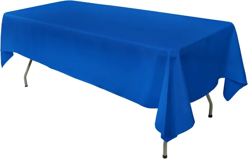 Vista 60 de GEFEII Servilletas de tela de poliéster sólido de 18 x 18 pulgadas para mantel rectangular redondo y cuadrado para boda, fiesta, restaurante