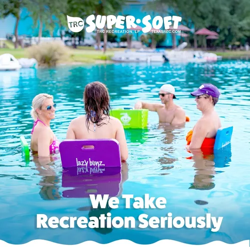 Vista 8 de TRC Recreation Lazy Bunz - Flotador de espuma para piscina para adultos y niños, tumbona para piscina, lago, río y playa esenciales Azul Bahama