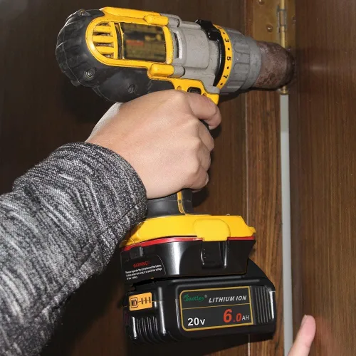 Vista 7 de waitley Adaptador de batería 18V-20V Convertidor compatible con Dewalt DCA1820 y DC9096 DE9096 con función de puerto USB (no fabricado en Dewalt)