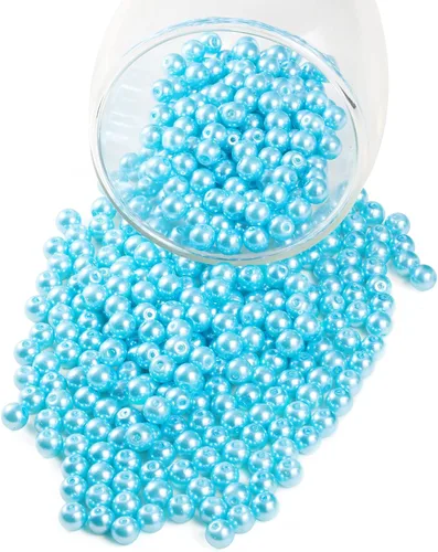 Vista 21 de YouLuo 200 piezas de cuentas de perlas de cristal Cuentas redondas de perlas de cristal checo pequeñas y brillantes de satinado para joyería