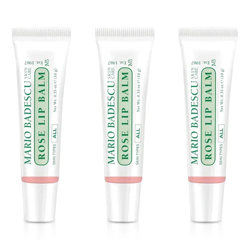 Vista 10 de Mario Badescu Bálsamo Labial Hidratante para Labios Agrietados y Secos, Infundido con Aceite de Coco y Manteca de Karité, Cuidado Labial