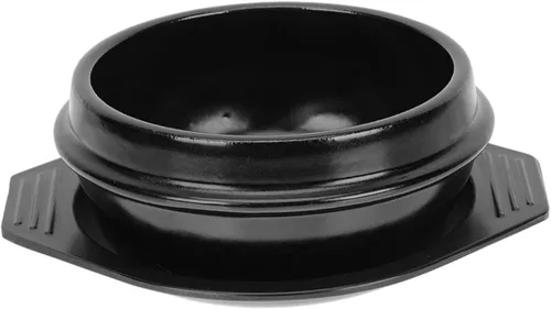 Olla de sopa de miso coreano con bandeja, ollas de cerámica, utensilios de cocina para el hogar, olla de cocina, olla de sopa delicada, olla de