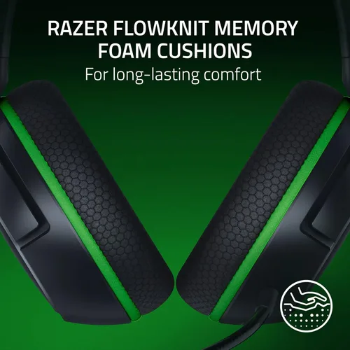 Vista 5 de Razer Kaira HyperSpeed Wireless Gaming Headset for Xbox Series X S, Xbox One, PC: TriForce 50mm Drivers - HyperClear Cardioid Mic - Low Latency