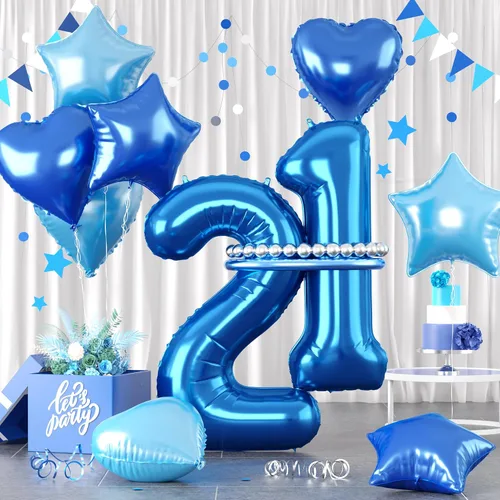 Vista 33 de Juego de Globos Dorados Número 15, Globos Dorados Número 15 para el 15º Cumpleaños, Globo de Oro de Lámina con Forma de Estrella y Corazón con Globo