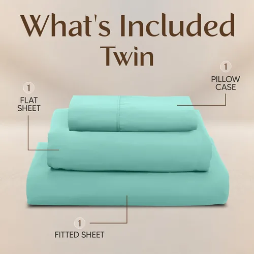 Vista 183 de Utopia Bedding - Juego de sábanas de microfibra cepillada, resistente al encogimiento y a la decoloración, de fácil cuidado, 3 piezas, tamaño Beige