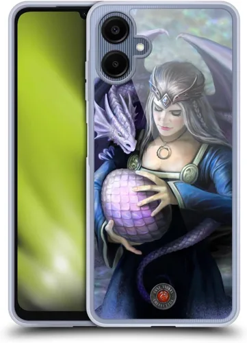 Vista 225 de Head Case Designs Officially Licensed Anne Stokes God's Hammer Guardian Dragons Gel Case [Military Grade Protection] Compatible with Samsung Galaxy