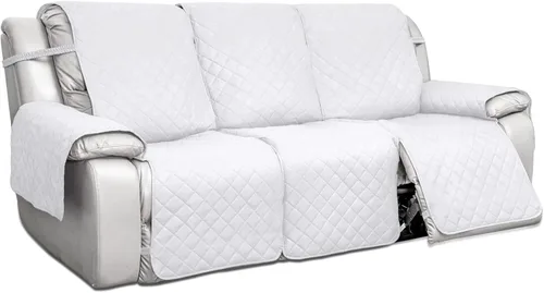 Vista 11 de PureFit Fundas de Sofá Reversibles Resistentes al Agua para Sofá Reclinable de 3 Asientos - Funda Antideslizante para Sofá Reclinable Dividido de 3