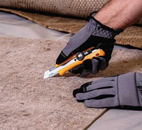 Vista 4 de OLFA 18mm Cuchillo multiusos de alta resistencia (L-1) - Cuchillo de corte de profundidad personalizada multiusos con mango ergonómico y cuchilla