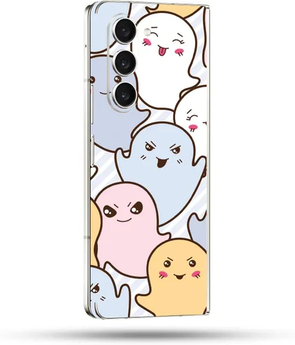 Vista 48 de MightySkins Skin compatible con Samsung Galaxy Z Fold 5 - Puppy Fall Funda protectora de vinilo duradera y única Fácil de aplicar, quitar