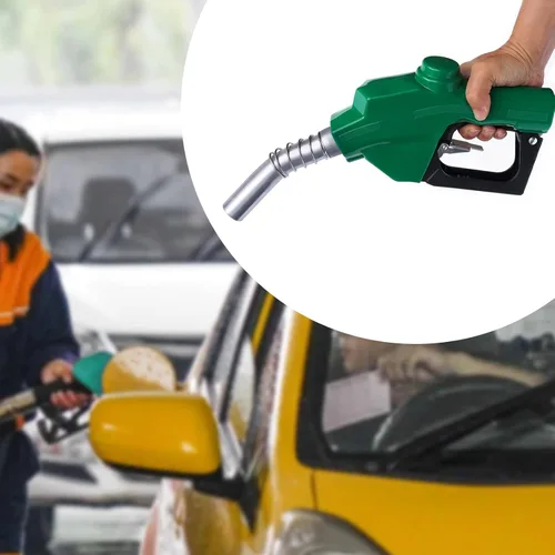 Vista 7 de Boquilla de combustible automática, 1 pulgada, 31.7 galones/min, pistola de combustible de alto caudal, 3 engranajes, ajustable, apagado automático
