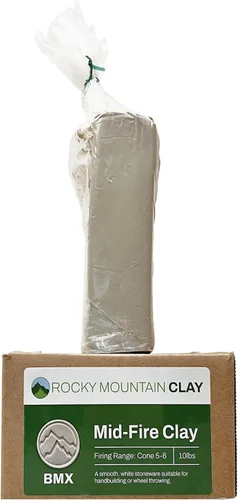 Arcilla de cerámica de 5 libras: mejor mezcla- BMix - BMX - Cono de fuego medio 5-7 - Rocky Mountain Clay