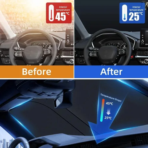 Vista 3 de HATHWAY BYD Song Plus DM-i EV 2020-2023, parasol para parabrisas de automóvil, parasol para parabrisas de automóvil, visera solar para ventana