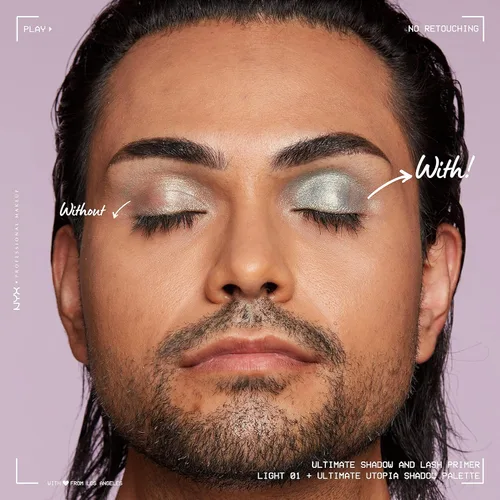 Vista 3 de NYX PROFESSIONAL MAKEUP Ultimate Shadow & Liner Primer, Prebase para Sombra de Ojos y Delineador - Claro