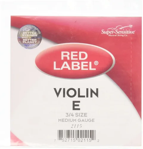 Vista 13 de Super Sensitive Red Label Violín A String 1/2 Medium