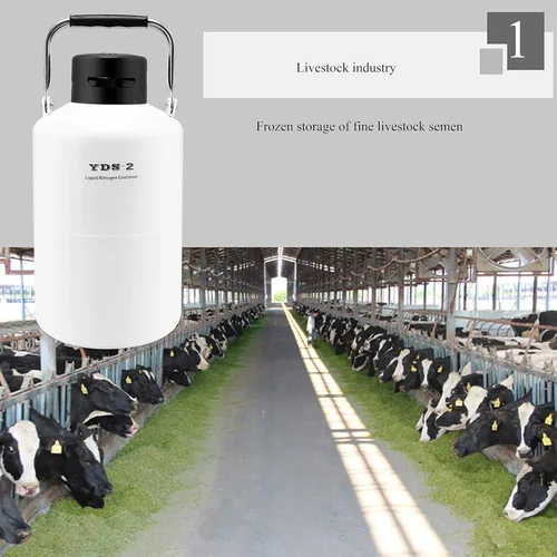 Vista 4 de CGOLDENWALL Tanque criogénico del nitrógeno líquido del tanque Ln2 del envase 16L