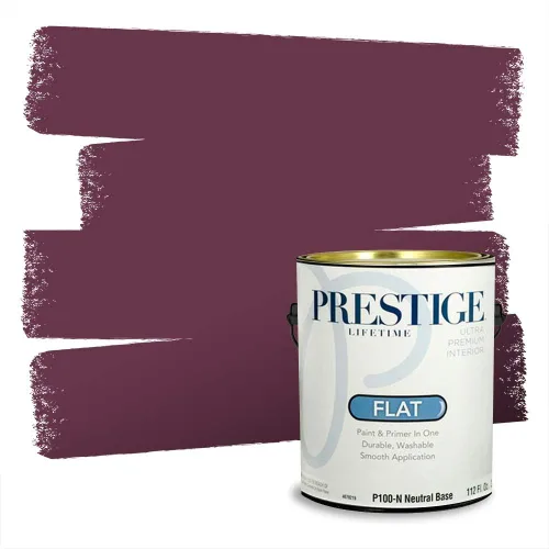 Vista 776 de Prestige Paints Pintura exterior e imprimación en uno, 1 galón, plano, coincidencia comparable de Valspar* Amber Rose*