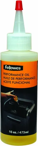 Vista 5 de Fellowes AutoMax Micro-Cut - Trituradora de papel 2 en 1 con capacidad de 100 hojas y aceite triturador Powershred Performance, 16 onzas, botella