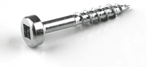 Vista 6 de Kreg SPS-C1-100 Tornillos de bolsillo de zinc, rosca gruesa de 1 pulgada #7, cabeza de bandeja (100 unidades)