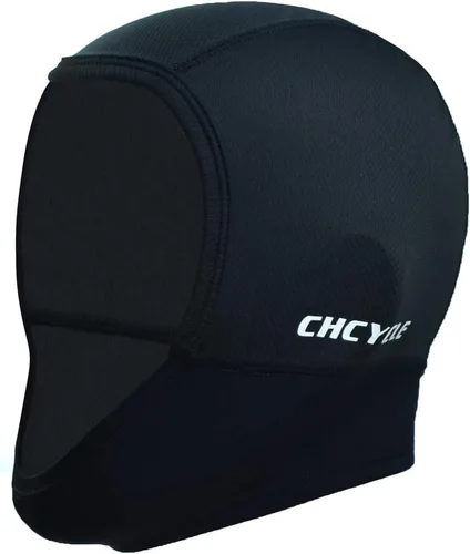 Vista 3 de Forro para Casco de Motocicleta de Secado Rápido y Antihumedad para Uso Bajo el Casco, para Deportes al Aire Libre, Negro