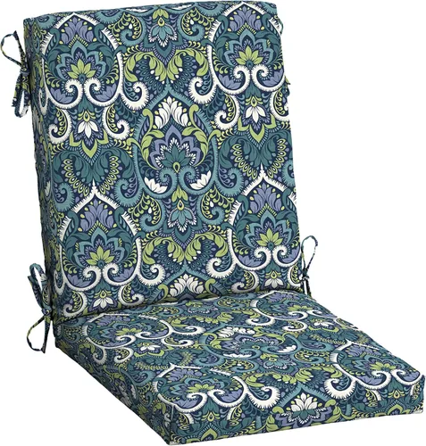 Vista 20 de Arden - Cojín para silla de comedor al aire libre, 20 x 20 pulgadas, resistente a la lluvia y a la decoloración, Salome Tropical