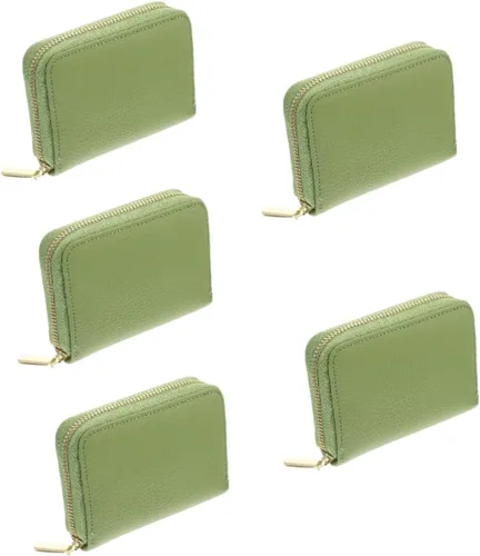 Ciieeo 5pcs Wallet Business Holder Coin Container Carteras Para Hombres De Cuero Original Billeteras De Hombres Cuero Original Pouch Men Purse Coin