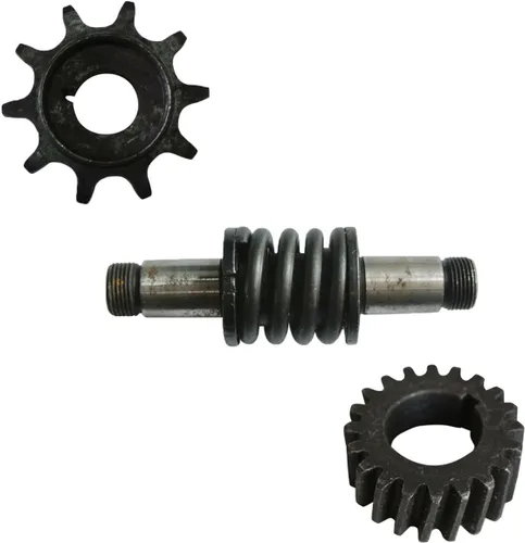 Vista 3 de JRL Eje de embrague y engranaje de bicicleta de empuje y piñón de transmisión para bicicleta motorizada de 66cc 80cc