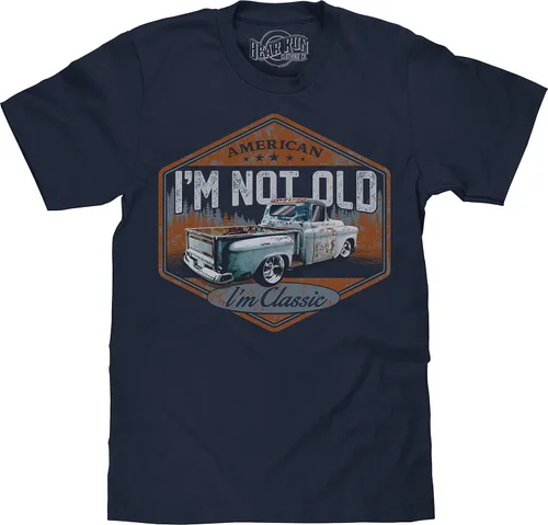 Camiseta para hombre con texto en inglés "Faded I'm Not Old - I'm Classic Funny Truck"