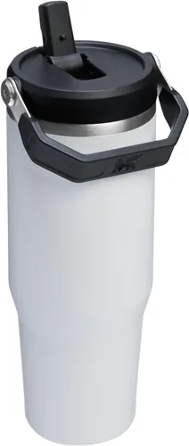 Vista 3 de STANLEY IceFlow 2.0 - Vaso con pajita, 30 onzas, tiza