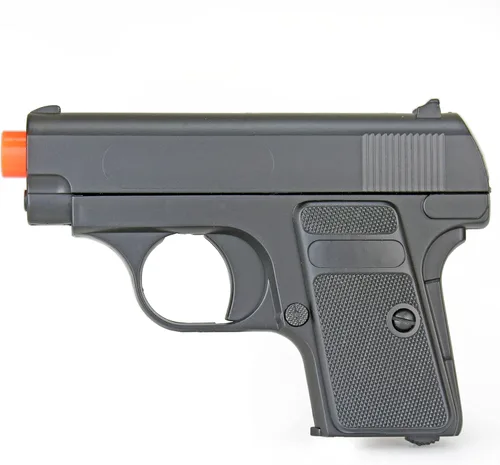 Vista 8 de BBTac - Juego de dos pistolas Airsoft, de bolsillo, con estuche de almacenamiento (color plata y negro)