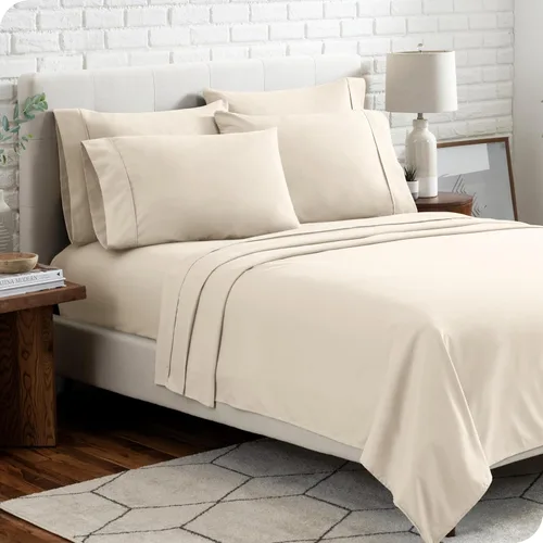 Vista 2 de Bare Home Hotel Luxury - Juego de sábanas Full XL, extra suave, 6 piezas, bolsillos profundos, fácil ajuste, fresco y transpirable, resistente a