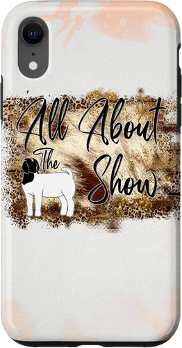 Vista 25 de All About Show Goat Show Goat Mom Country Girls Farm Life - Carcasa para iPhone 16
