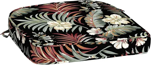 Vista 22 de Cojín Arden Foam para exteriores, para asiento con respaldo redondo, 20 x 19 pulgadas, fabricado con ProFoam, resistente a la lluvia, resistente a