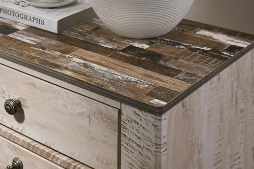 Vista 8 de Roundhill Furniture Juego de dormitorio contemporáneo Imerland de 5 piezas