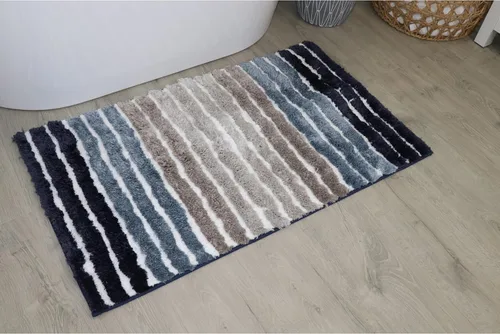 Vista 18 de Funda de microfibra suave para tapa de inodoro, lavable a máquina, 18 x 18 pulgadas, parte trasera de goma, se adapta a la mayoría de tapas